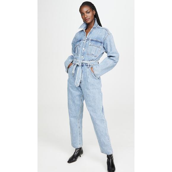 Agolde Pants - AGOLDE Tatum Long Sleeves Denim Jumpsuit - XS